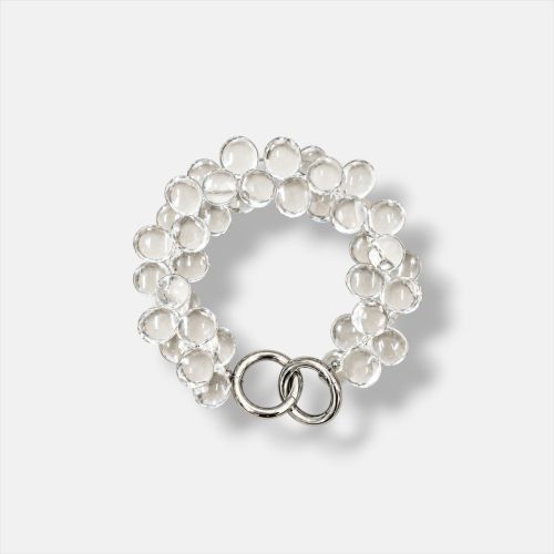 CRYSTAL – Clear Acrylic Bead Bracelet
